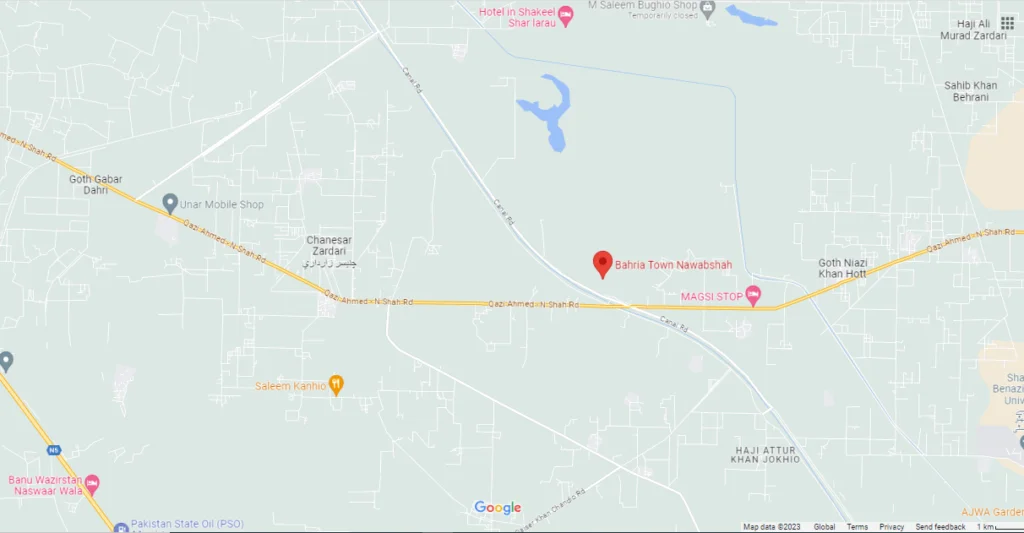 Bahria Town Nawabshah Location1