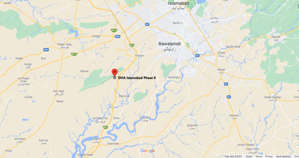 DHA Islamabad Phase 9 location
