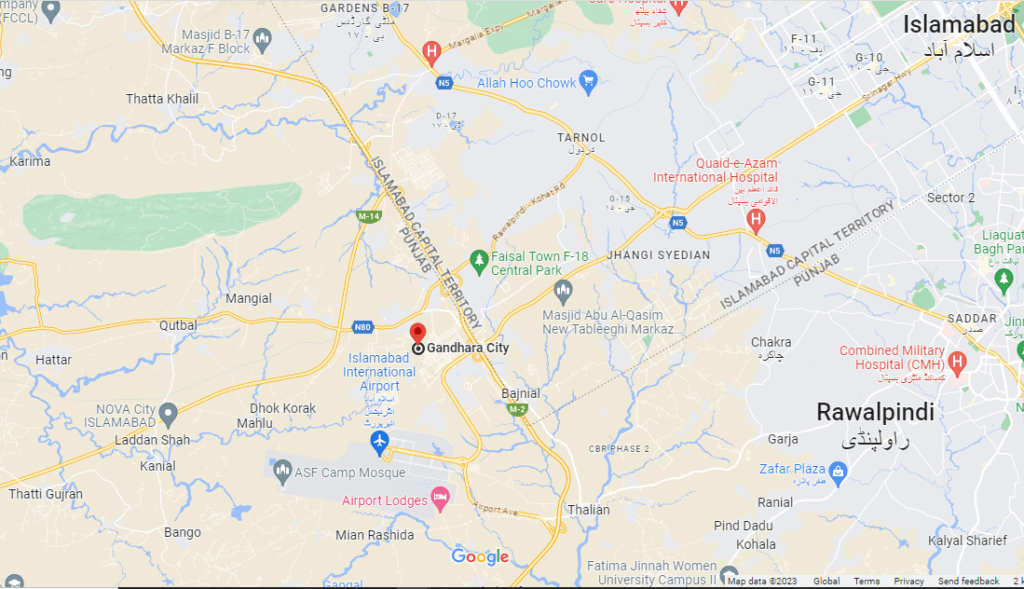 Gandhara City Islamabad Location 1