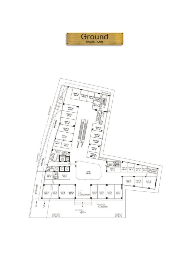 Imarat Builders Mall Islamabad 13 Imarat Builders Mall Ground Floor Plan