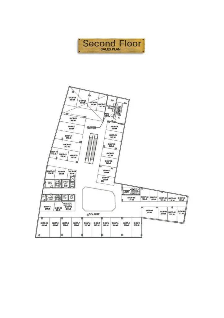 Imarat Builders Mall Islamabad 19 Imarat Builders Mall Second Floor Plan