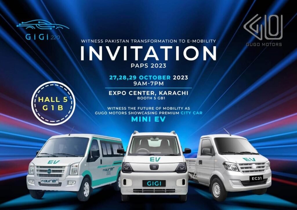 GUGO Motors Invitation to PAPS Show 2023