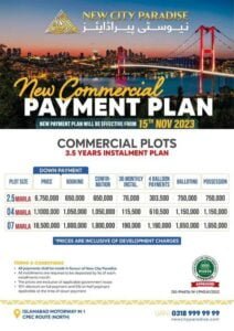 New City Paradise New Commercial Payment Plan
