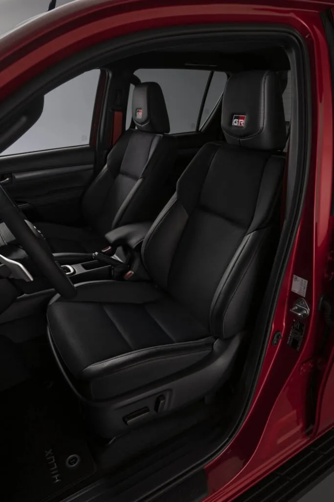 Hilux GR Sport II Revealed 7 Front Seats Interior