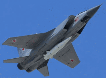 Russian Jets with Supersonic Missiles to Patrol Black Sea 2 Supersonic Avangard Missile Carried by Sukhoi Mig 31