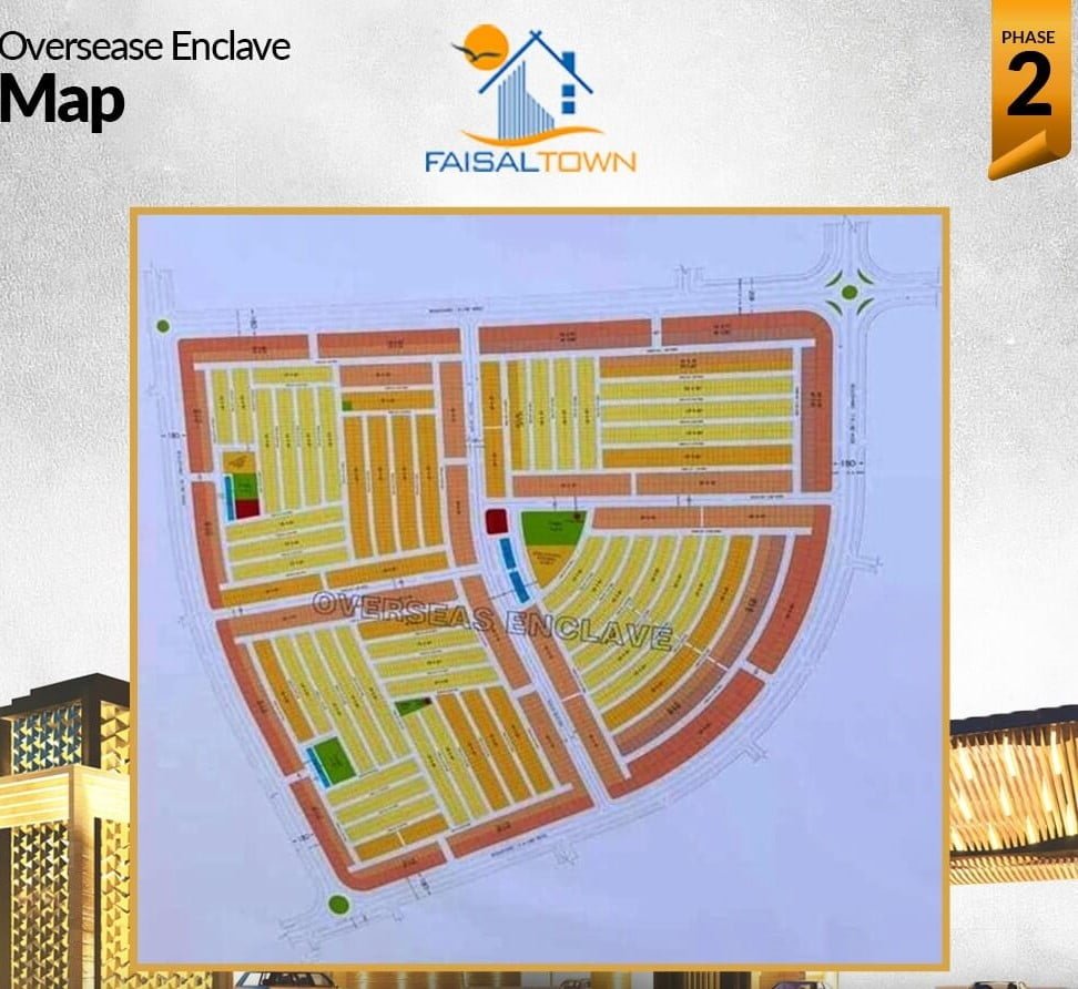 Faisal Town Phase 2 Overseas Block Master Plan