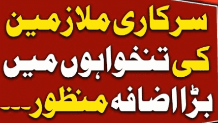 You are currently viewing Huge Salary Increase for Govt Officers Announced