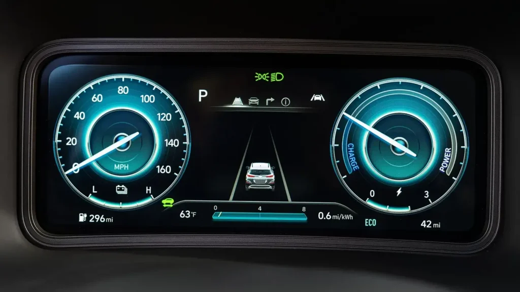 Hyundai Electric Kona Speedometer