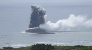 Read more about the article New Island Emerges after Undersea Volcano Erupts off Japan