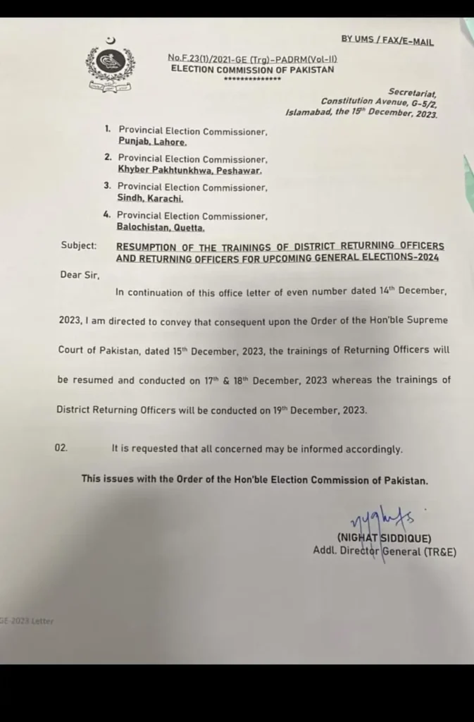 Pakistan elections 2024 update: ECP announces schedule after SC quashes LHC verdict
