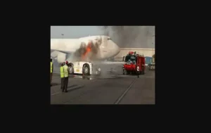 Airline Flight 736 Cargo Section Caught Fire