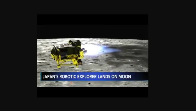 Japan Space Agency Spacecraft Lands on the Moon