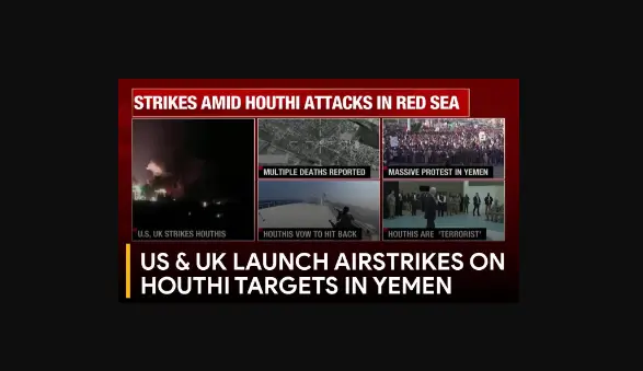 You are currently viewing US Launched Strikes on Houthi Targets in Yemen