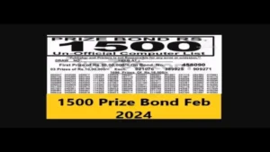 Read more about the article 1500 Prize Bond Feb 2024