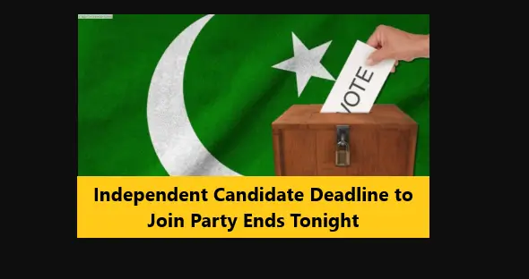 Read more about the article Independent Candidate Deadline to Join Party Ends Tonight