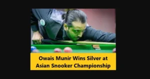 Read more about the article Owais Munir Wins Silver at Asian Snooker Championship