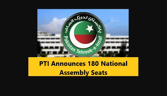 Read more about the article PTI Announces 180 National Assembly Seats