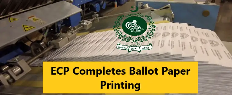 Read more about the article ECP Completes Ballot Paper Printing
