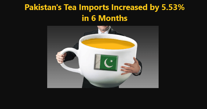 You are currently viewing Pakistan’s Tea Imports Increased by 5.53% in 6 Months