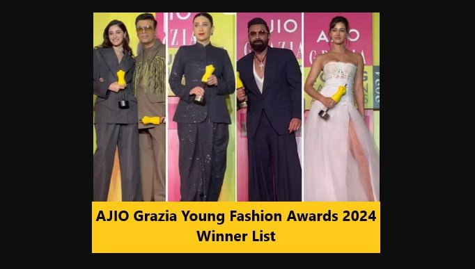 You are currently viewing AJIO Grazia Young Fashion Awards 2024 Winner List