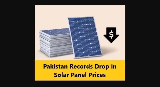 Read more about the article Pakistan Records Drop in Solar Panel Prices