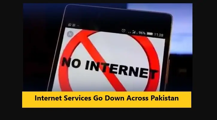 Internet Services Go Down Across Pakistan