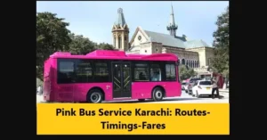 Read more about the article Pink Bus Service Karachi: Routes-Timings-Fares