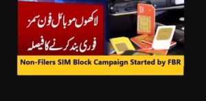 Read more about the article Non-Filers SIM Block Campaign Started by FBR