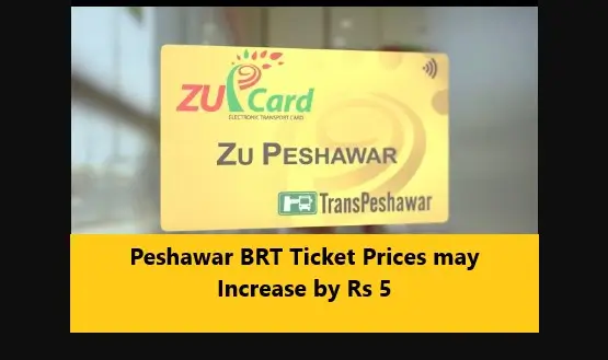 You are currently viewing Peshawar BRT Ticket Prices may Increase by Rs 5