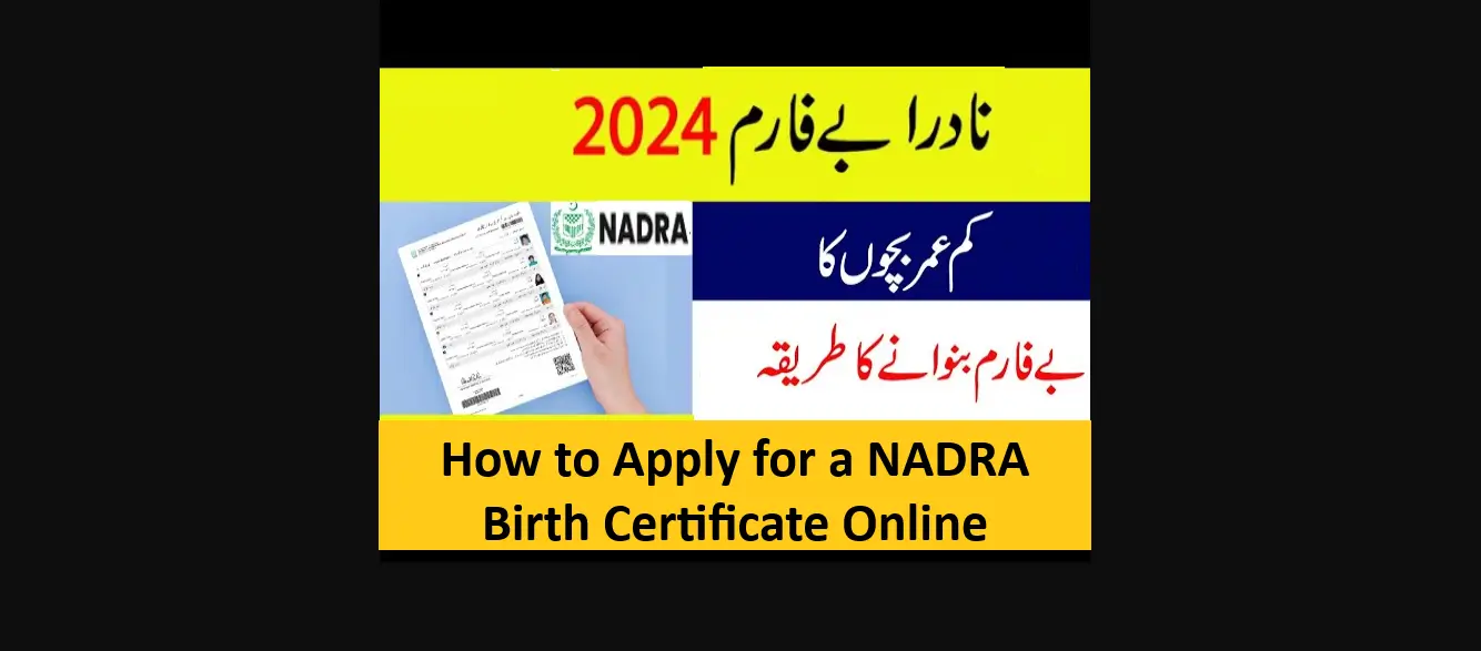 You are currently viewing How to Apply for NADRA Birth Certificate Online Aug 2024