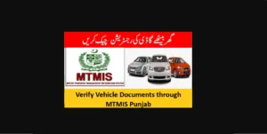 Verify Vehicle Documents through MTMIS Punjab