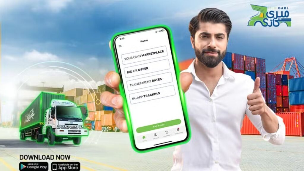 Meri Gari: Best App for Road Freight in Pakistan