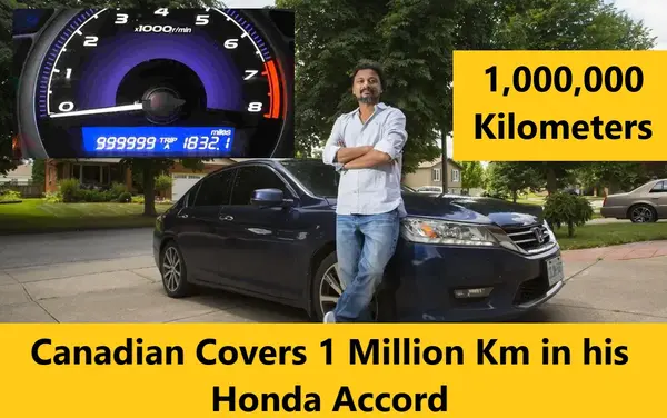 Read more about the article Canadian Covers 1 Million Km in his Honda Accord