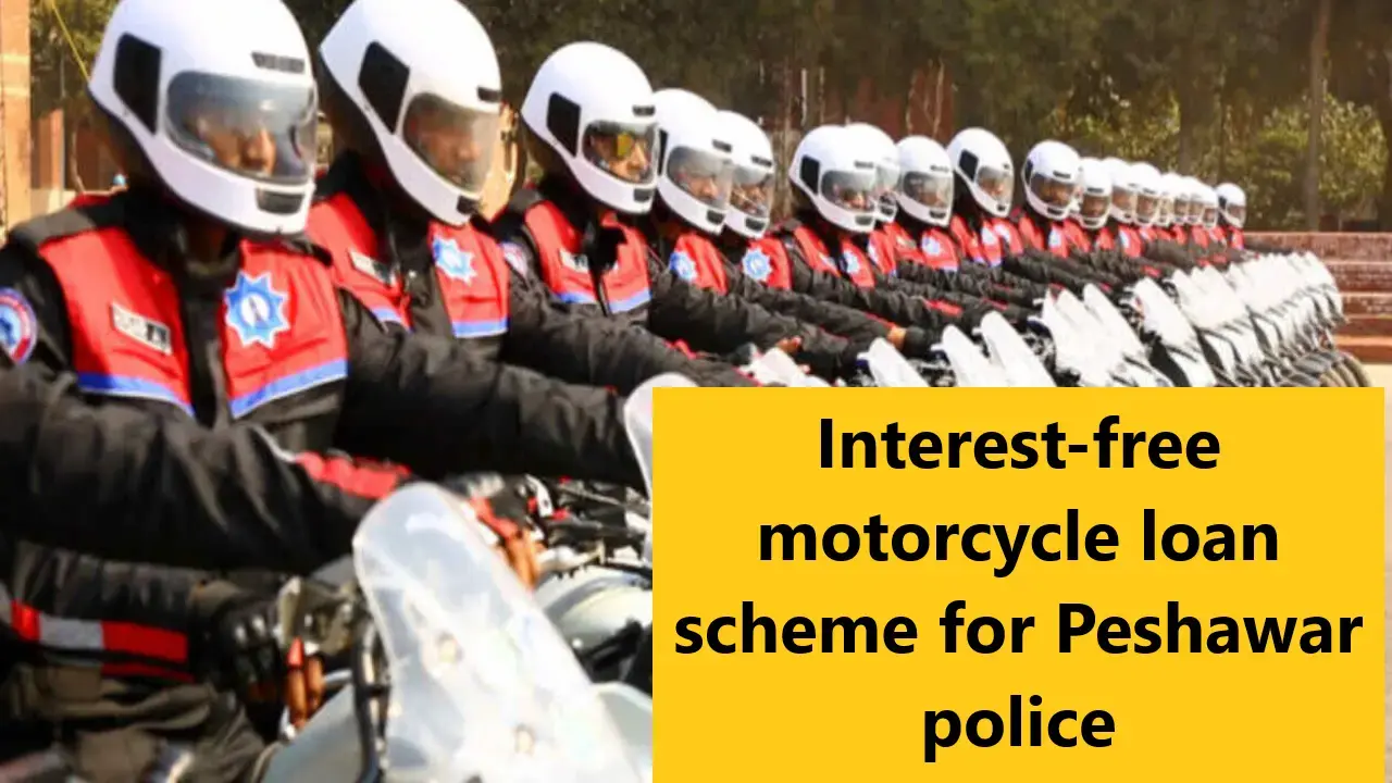 Read more about the article Interest-free motorcycle loan scheme for Peshawar police