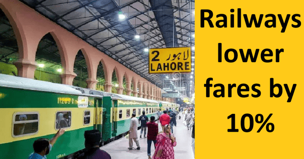 Read more about the article Railways lower fares by 10% for all classes