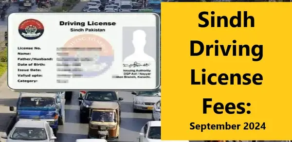 Read more about the article Sindh Driving License Fees: September 2024