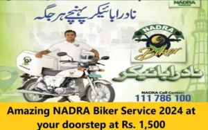 Amazing NADRA Biker Service 2024