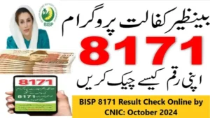 Read more about the article BISP 8171 Result Check Online by CNIC: October 2024