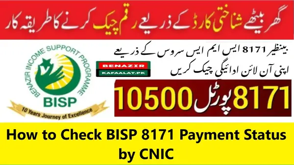 You are currently viewing How to Check BISP 8171 Payment Status by CNIC