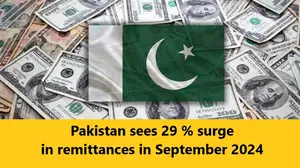 Pakistan sees 29 % surge in remittances in September