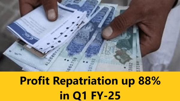 Read more about the article Profit Repatriation up 88% in Q1 FY-25