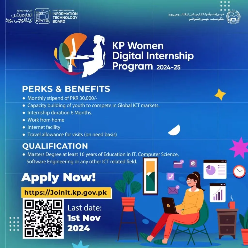 Digital Internship Program 2024: Beneficial for KP Women 2 Digital Internship Program 2024: Beneficial for KP Women