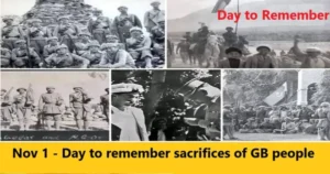 Nov 1 - Day to remember sacrifices of GB people