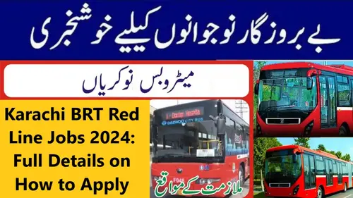 Read more about the article Karachi BRT Red Line Jobs 2024 – How to Apply Online