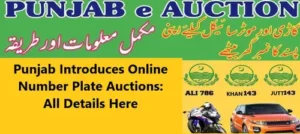 Punjab Offers Online Number Plate Auctions