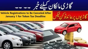 Vehicle Registrations to Be Canceled After January 1 for Token Tax Deadline