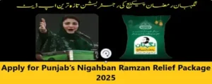 Apply for Punjab Nigahban Ramzan Relief Package 2025