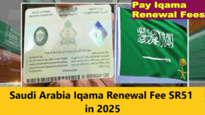 Saudi Arabia Iqama Renewal Fee SR51 in 2025