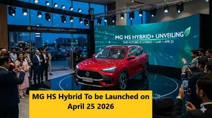 MG HS Hybrid To be Launched on April 25 2026