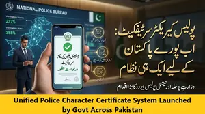 Home 29 Unified Police Character Certificate System Launched by Govt Across Pakistan